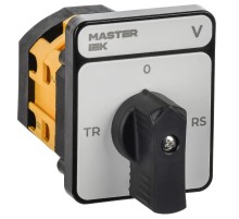 Перекл. кулачк. станд. черн. рук. 10А сх. 67 MASTER  MI-CS10-010-067-K02  IEK