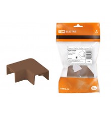 Поворот на 90 гр. КМП 100x60 бук (2 шт./комп.)  SQ0411-0347  TDM