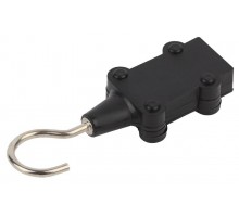 Заглушка для Белт-лайт с крюком ERABL- ZK   (на 2 жил.), черный (10/500/9000)  Б0049182  ЭРА