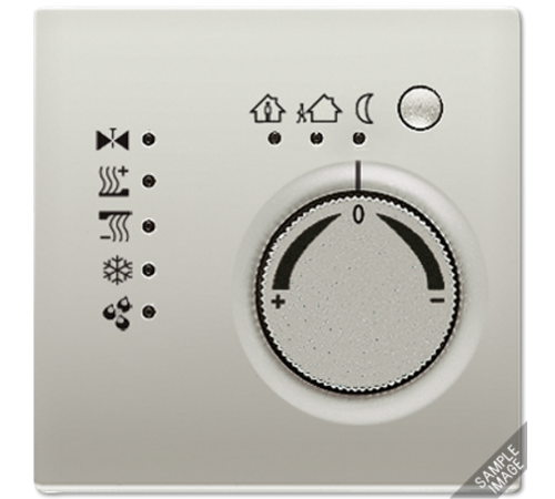 KNX-регулятор с ручкой для установки температуры; алюминий AL2178TS Jung