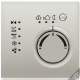 KNX-регулятор с ручкой для установки температуры; алюминий AL2178TS Jung