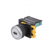 ВК22-EA3341-65У1, белый, с символом "" или "", 1НО, цилиндр, d22мм, IP65, выключатель кнопочный  (ЭТ)   ET521006   Электротехник