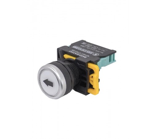 ВК22-EA3341-65У1, белый, с символом "" или "", 1НО, цилиндр, d22мм, IP65, выключатель кнопочный  (ЭТ)   ET521006   Электротехник