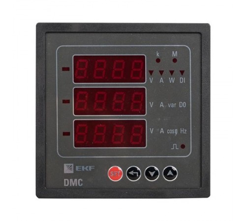 Цифровой измерительный прибор комбинированный DMC на панель 96x96 (квадратный вырез) PROxima  DMC-963  EKF