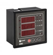 Цифровой измерительный прибор комбинированный DMC на панель 96x96 (квадратный вырез) PROxima  DMC-963  EKF