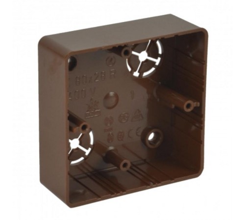 Коробка распределительная LK 80X28R / 1 (SD) 81х81х28 мм (Цвет Светлое дерево)  LK 80X28R/1_SD  Kopos