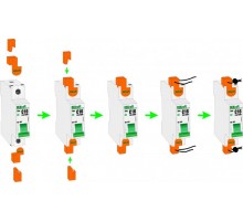 Заглушки клеммные пломбируемые для ВА-103 ком  18039DEK  DEKraft