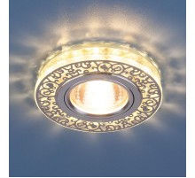 Светильник точечный встраиваемый 6034 MR16 CH/CL хром/прозрачный  a029893  Elektrostandard