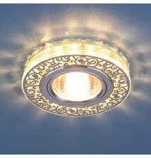 Светильник точечный встраиваемый 6034 MR16 CH/CL хром/прозрачный  a029893  Elektrostandard