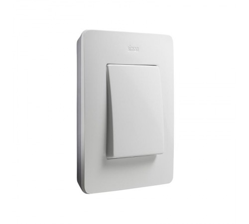 Simon 82 Рамка декоративная, 4 поста, Original, S82 Detail, белый-алюминий  8200640-230  Simon