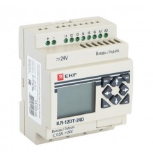 Программируемое реле 12 в/в т с диспл. 24В PRO-Relay EKF PROxima  ILR-12DT-24D  EKF