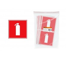 Знак 150х150мм "Огнетушитель"  SQ0817-0024  TDM