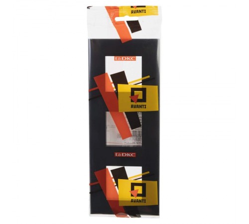 Рамка ARTLEBEDEV "Черный квадрат" "Avanti", 6 мод.  4402906  DKC