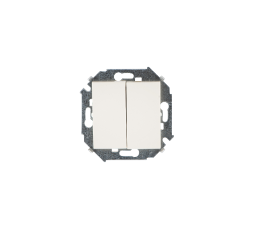 Simon 15 Сл. кость Выключатель 2-кл, 16А 250В, винт. зажим  1591398-031  Simon