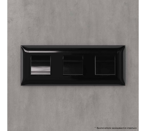 Рамка ARTLEBEDEV "Черный квадрат" "Avanti", 6 мод.  4402906  DKC