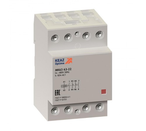 Контактор модульный OptiDin МК63-4004-230AC  114135  КЭАЗ