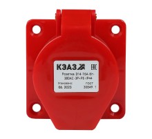 Розетка 314-16А-6h-380AC-3P+PE-IP44  222758  КЭАЗ