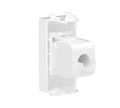 Компьютерная розетка RJ-45 без шторки модульная, кат.6, "Avanti", "Белое облако", 1 модуль  4400691  DKC