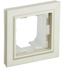 BRITE Рамка 1-ая IP44 РУ-1-БрКр-44 бежевый  BR-M12-44-K10  IEK