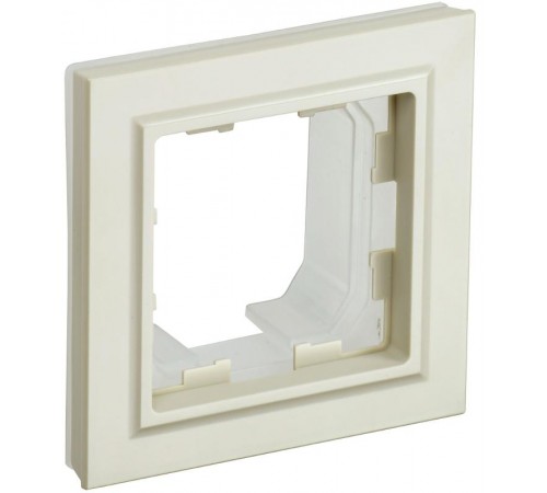 BRITE Рамка 1-ая IP44 РУ-1-БрКр-44 бежевый  BR-M12-44-K10  IEK