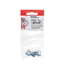 Гайка-втулка плоская оцинк. М6х12мм (4 шт) - пакет   127415  Tech-KREP