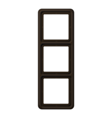 Рамка для вертикальной и горизонтальной установки, 3 поста; дюропласт; коричневый; CD500  CD583BR  Jung