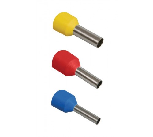 Аксессуары для клемм ЭРА NO-570-04 Наконечник-гильза Е4009 4мм2 с изолированным фланц  Б0041457  ЭРА
