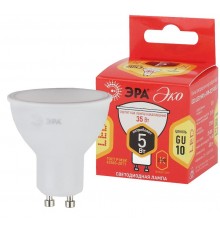 Лампа светодиодная RED LINE ECO LED MR16-5W-827-GU10  Б0019062  ЭРА
