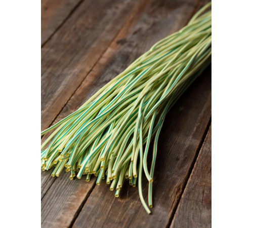 Термоусаживаемая трубка ТУТ нг 4/2 желто-зеленая EKF PROxima  tut-4-yg-1m  EKF