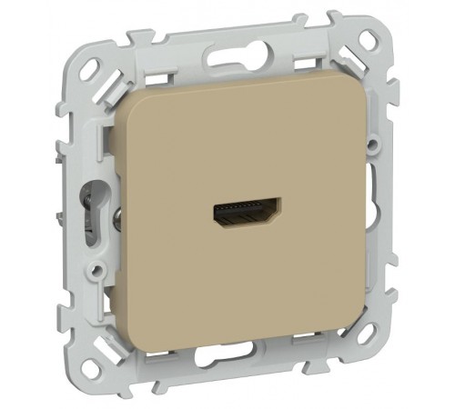 FLITE Розетка HDMI РШДМА-ФлХ хаки  FI-H10-K59  IEK