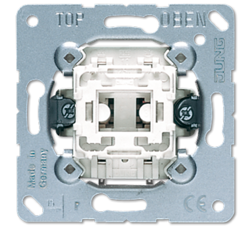 Кнопка без фиксации 1-полюсная НО 10АХ, 250В АС EP431U Jung
