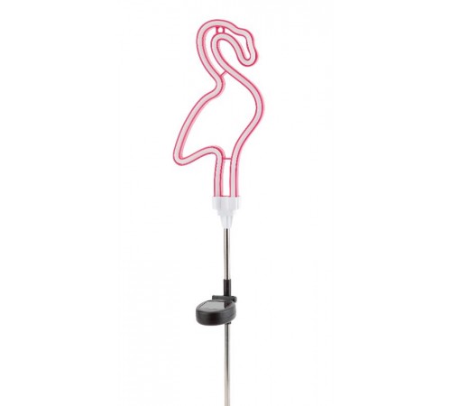 Cветильник садовый декоративный неоновый Фламинго ERASF012-30 на солнечной батарее  Б0044238  ЭРА