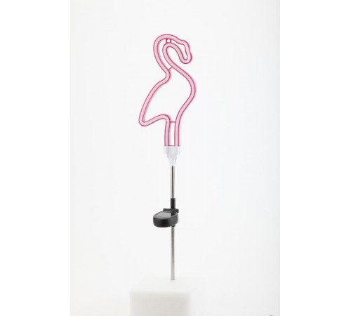 Cветильник садовый декоративный неоновый Фламинго ERASF012-30 на солнечной батарее  Б0044238  ЭРА