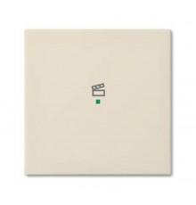 SRS-1-92 Клавиша одинарная free@home, сцена, Basic 55, цвет слоновая кость  6220-0-0638   2CKA006220A0638  ABB