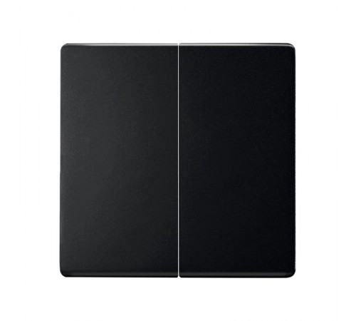 Клавиша двойная для выключателя черного матового цвета S82 Concept  8200026-098  Simon