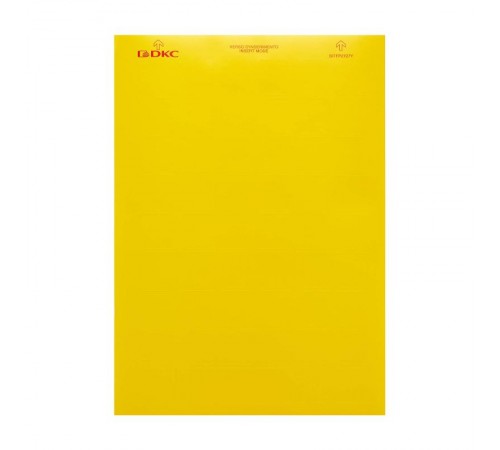 Табличка маркировочная, полиэстер 27х27мм. желтая  SITFP2727Y  DKC