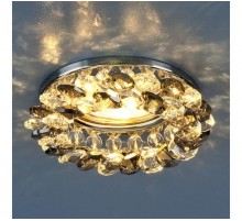 Светильник точечный встраиваемый 206 MR16 CH/SBK/CL хром/дымчатый/прозрачный  a030721  Elektrostandard