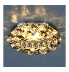 Светильник точечный встраиваемый 206 MR16 CH/SBK/CL хром/дымчатый/прозрачный  a030721  Elektrostandard