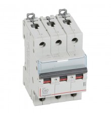 Выключатель автоматический трехполюсный DX3 6000 40А D 10кА  408093  Legrand