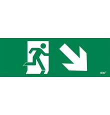 Этикетка самоклеящаяся  280х100мм "Фигура/стр. вниз вправо"   LPC10-1-28-10-FVNNAPR  IEK