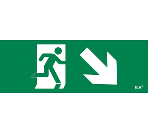 Этикетка самоклеящаяся  280х100мм "Фигура/стр. вниз вправо"   LPC10-1-28-10-FVNNAPR  IEK