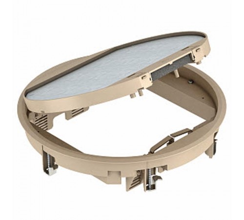 Лючок GESR9-2U (универсальный) 12xModul45 (для 3xUT4, полиамид, бежевый)  7405467  OBO Bettermann