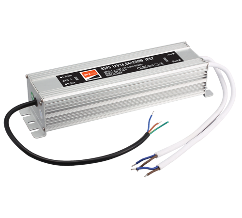 Драйвер для светодиодной ленты LED BSPS 12V16,5A=200W (new) влагозащищенный IP67  1016348A  Jazzway
