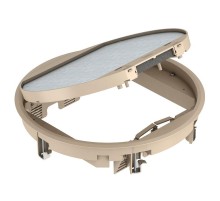 Лючок GESR9-2U (универсальный) 12xModul45 (для 3xUT4, полиамид, бежевый)  7405467  OBO Bettermann