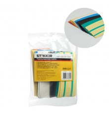 Набор термоусадочных трубок 25,0/12,5 длина 10 см, усадка 2:1, мультиколор (21шт в уп) HST-2512-10M  39718  STEKKER