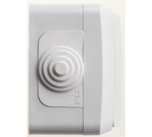 Этюд Серый О/У Переключатель 1-клавишный IP44 сх.6  BA10-046C  SE