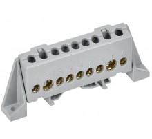 TEKFOR Шина L "фаза" в комбинированном DIN-изоляторе "Стойка" 8х12-9-Ср  TF-NN20-09-DP-K03  IEK