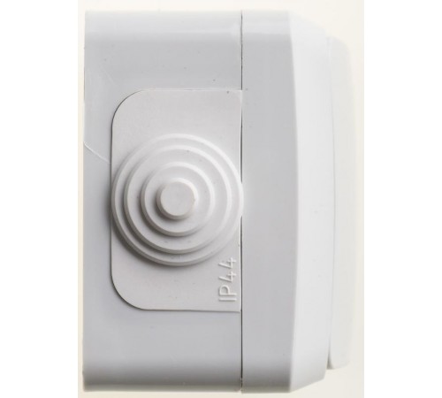 Этюд Серый О/У Переключатель 1-клавишный IP44 сх.6  BA10-046C  SE