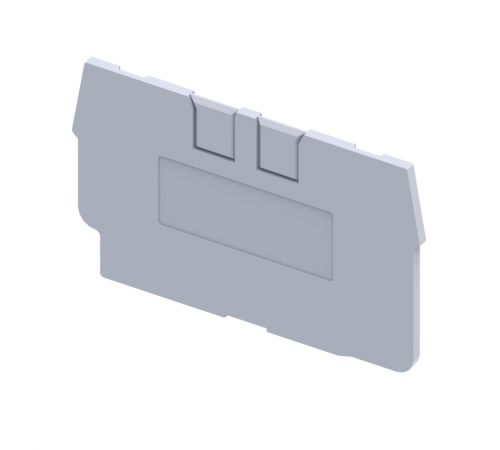 Крышка концевая для клеммы проходной OptiClip EPCX2.5-серый  289723  КЭАЗ