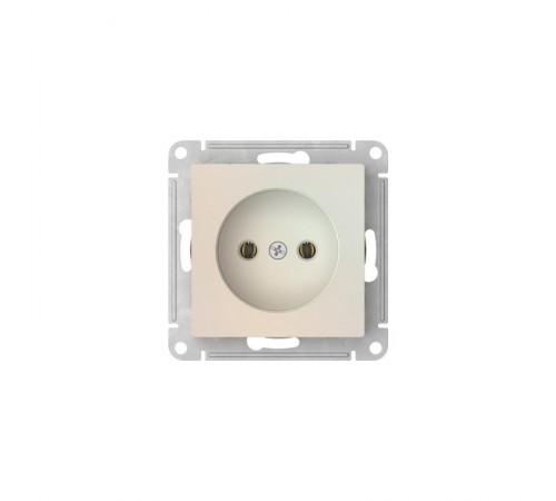 AtlasDesign Жемчуг Розетка без заземления без шторок, 16А, механизм, быстрозажимные клеммы  ATN000441S  SE